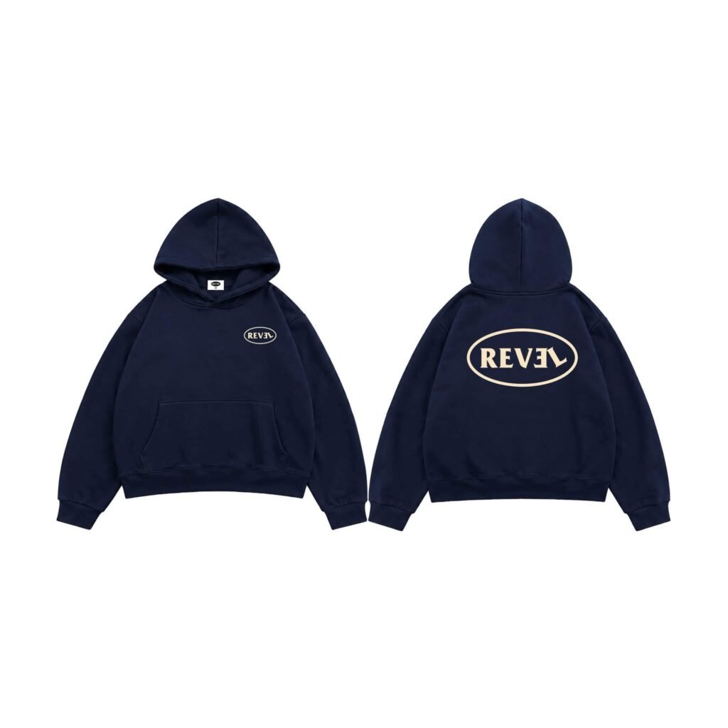 CLASSIC LOGO HOODIES - NAVY BLUE